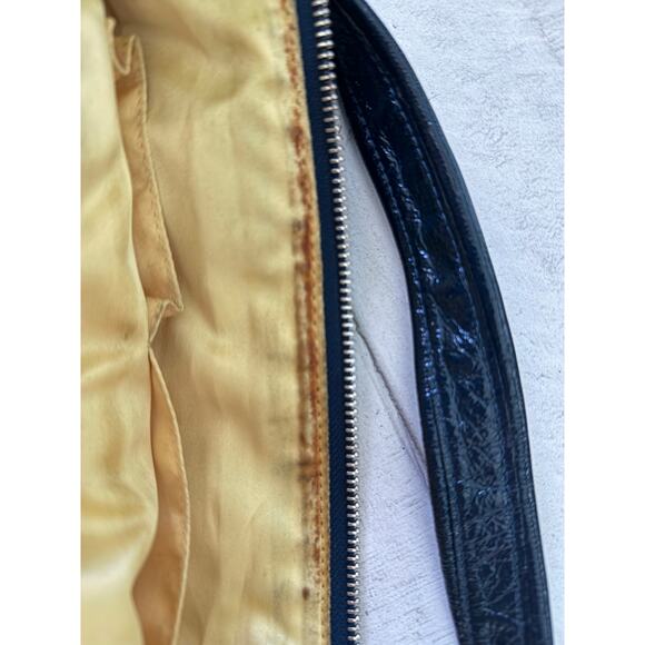 Coach "Poppy" Blue Signature Jacquard Tote Bag with Dual Zippered Pockets - Picture 6 of 6